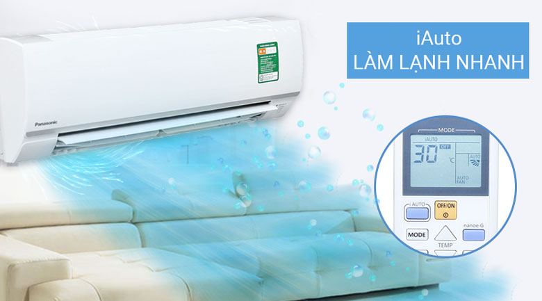 Chế độ làm lạnh nhanh iAuto hiện đại