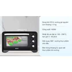 Lò nướng Sanaky VH259S2D 25 lít