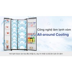 Tủ lạnh Samsung Inverter 680 lít SBS RS62R5001B4